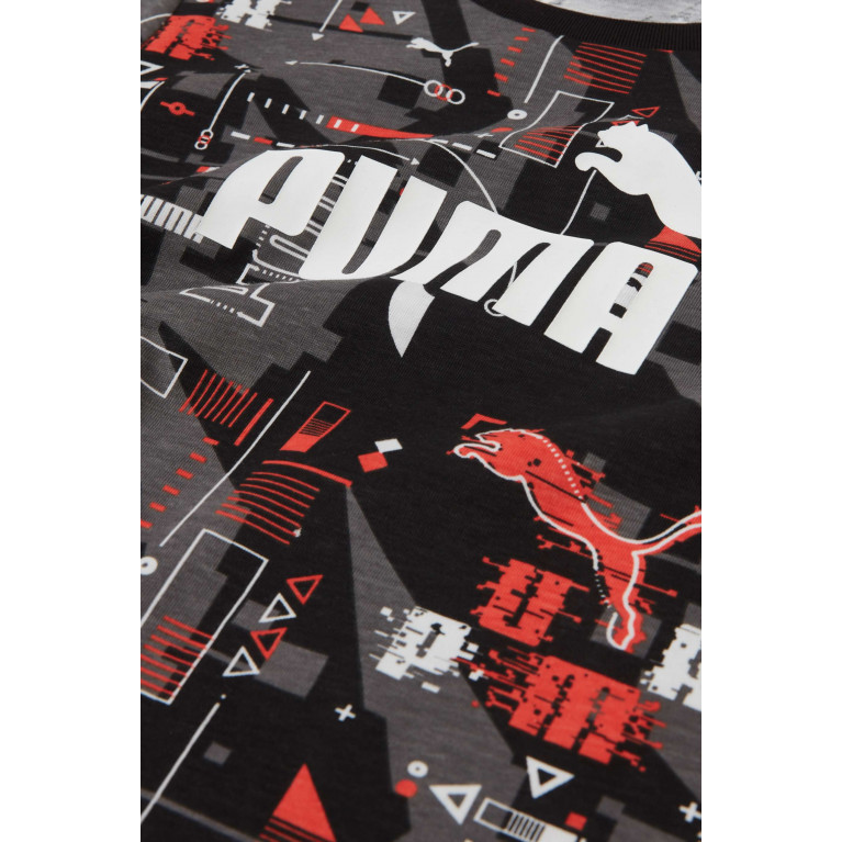 Puma - All-over Print T-shirt in Cotton