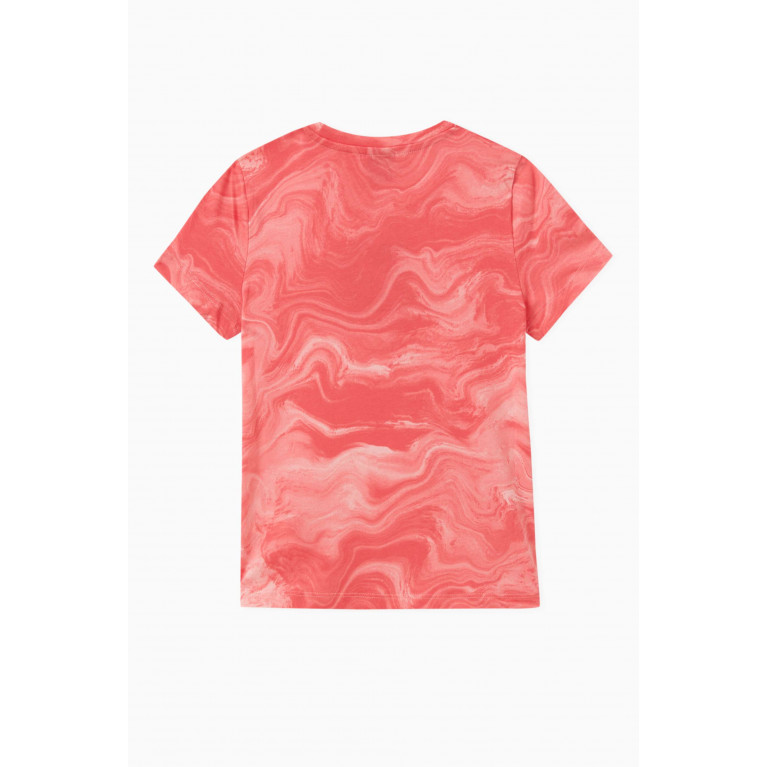 Puma - Marble Logo-print T-shirt in Cotton