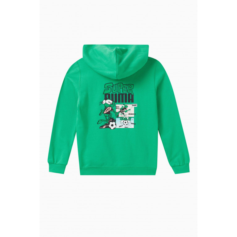 Puma - Logo-print Hoodie in Cotton