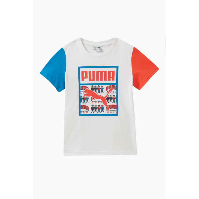 Puma - Graphic Print T-shirt in Cotton