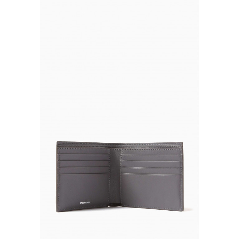 Balenciaga - Cash Square Folded Wallet in BB Monogram Leather