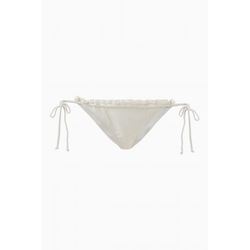 It's Now Cool - The Frill Tie Up Bikini Bottoms