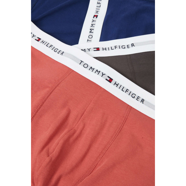 Tommy Hilfiger - Logo Trunk in Cotton, Set of 3 Multicolour