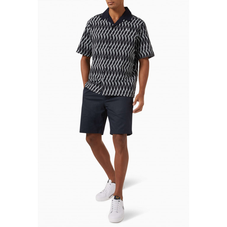 Fred Perry - Argyle Print Shirt in Cotton