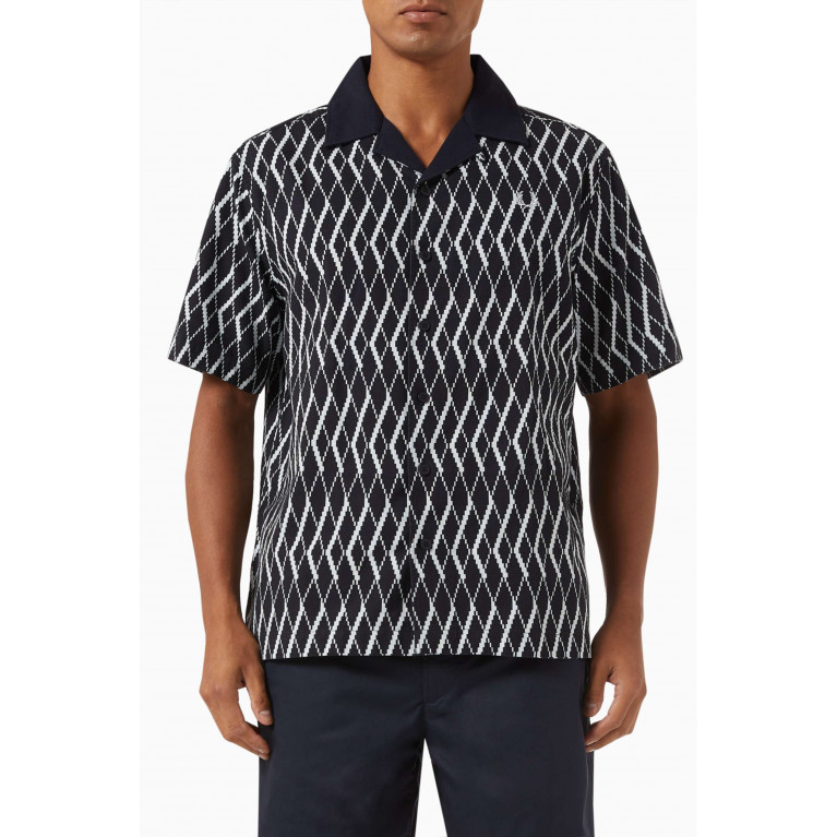 Fred Perry - Argyle Print Shirt in Cotton