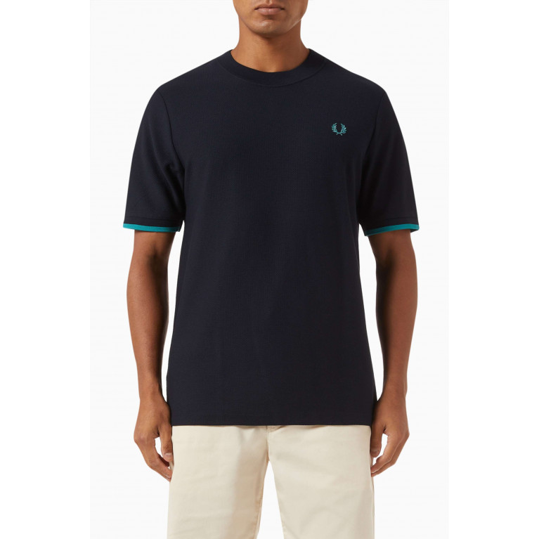 Fred Perry - Tipped Cuff T-shirt in Cotton Jersey