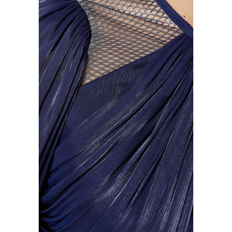 NASS - Draped Dress Blue