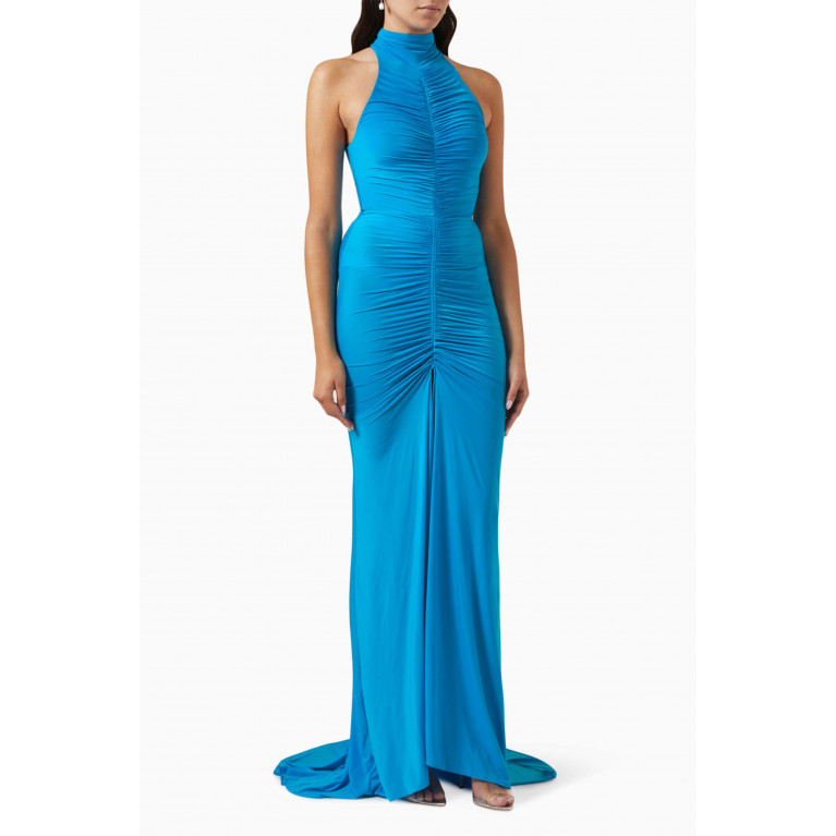 Alex Perry - Lorne Ruched Gown in Lycra
