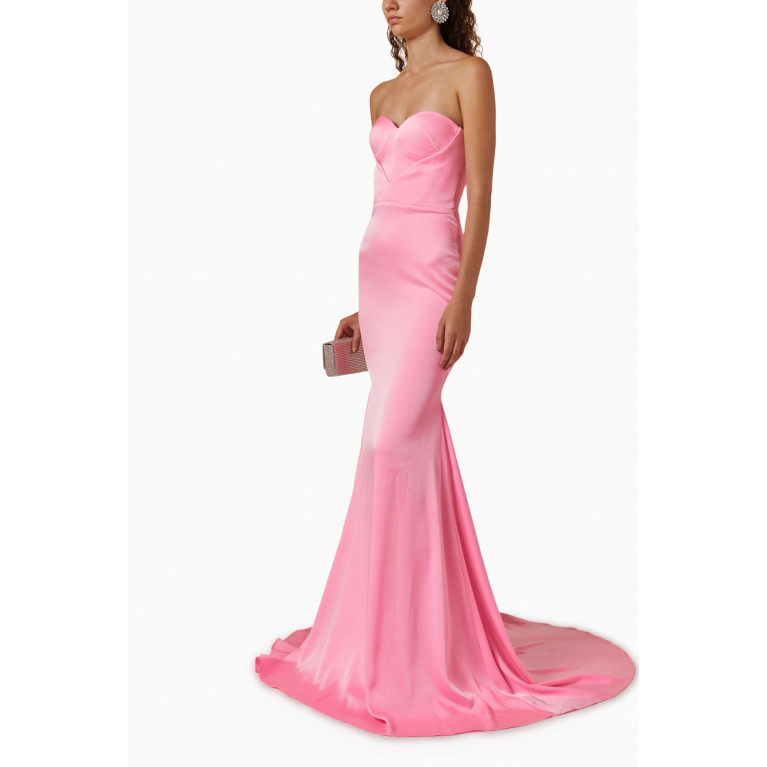 Alex Perry - Barkley Strapless Gown in Satin-crepe