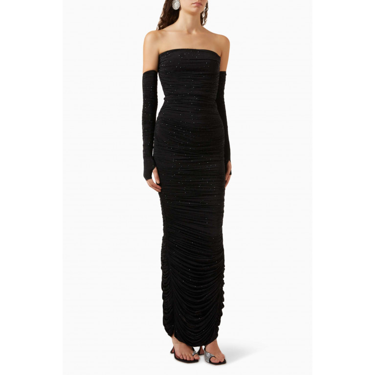 Alex Perry - Hyland Ruched Dress in Stretch-jersey