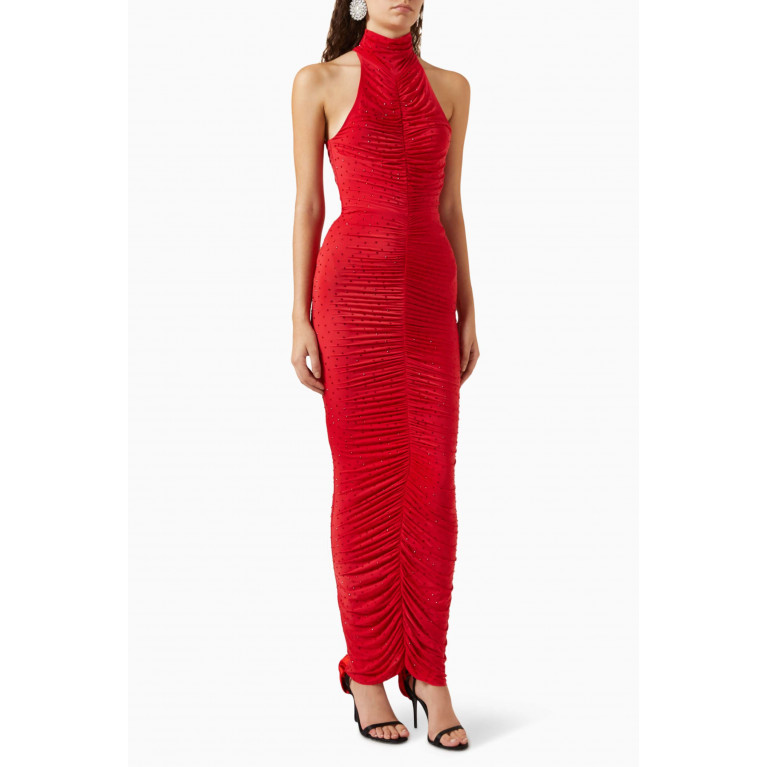 Alex Perry - Gabe Ruched Dress in Stretch-jersey