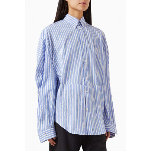 Balenciaga - Twisted Sleeve Shirt in Cotton