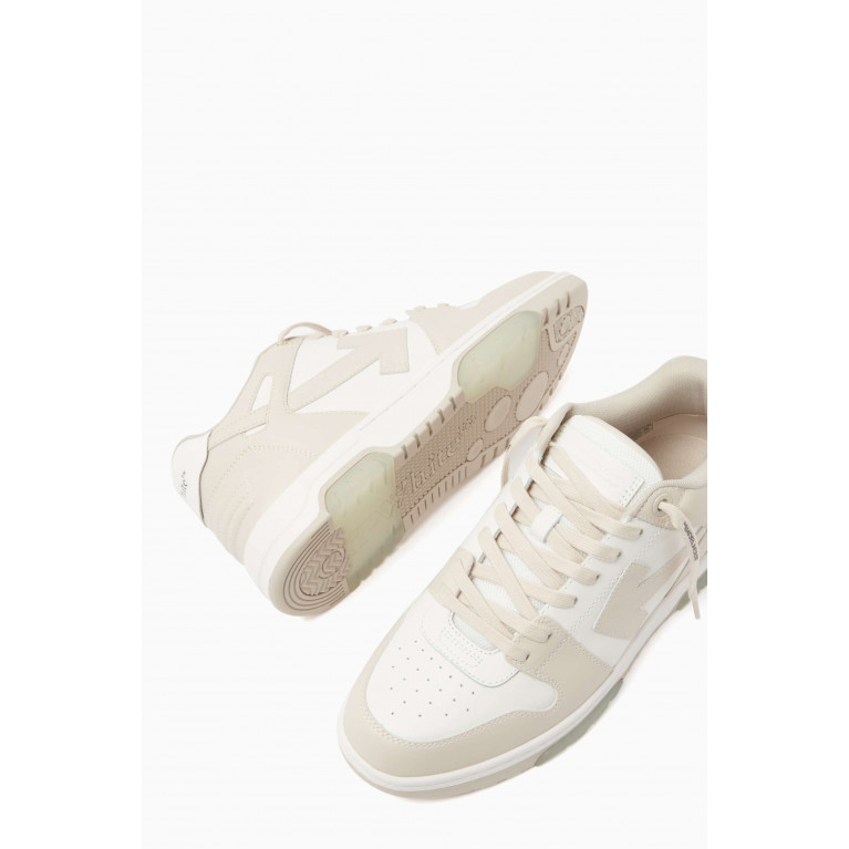Off-White - Out Of Office Sneakers in Leather Neutral