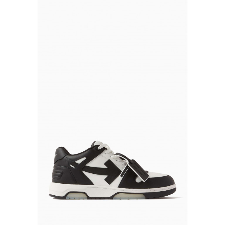 Off-White - Out Of Office Sneakers in Leather Black