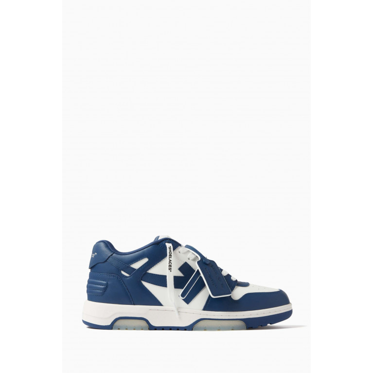 Off-White - Out Of Office Sneakers in Leather Blue