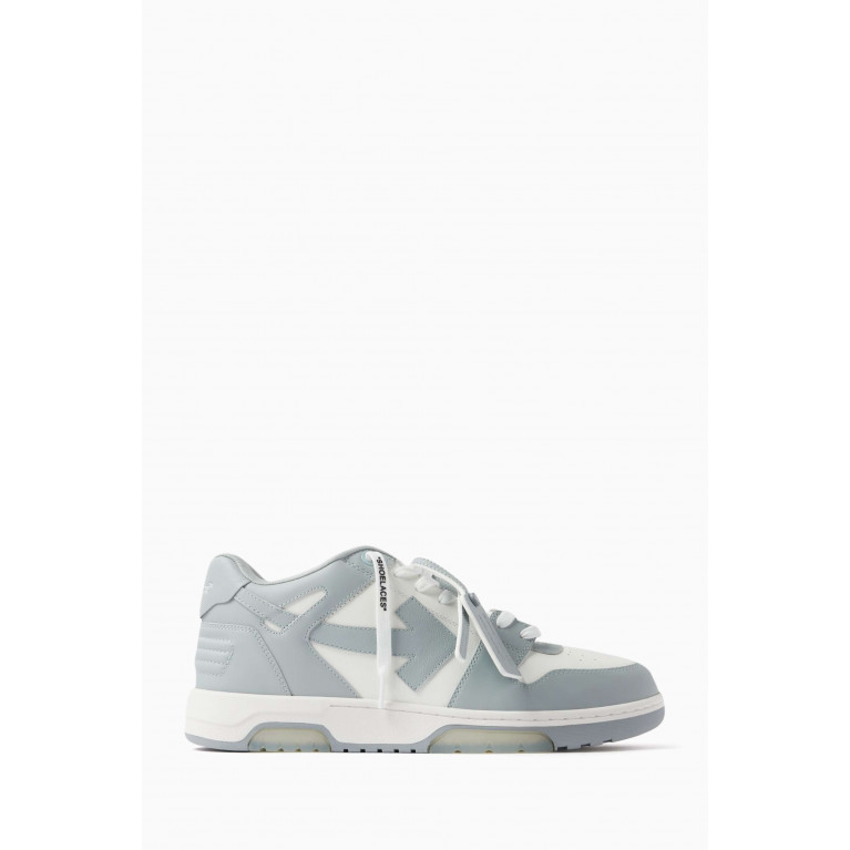 Off-White - Out Of Office Sneakers in Leather Grey