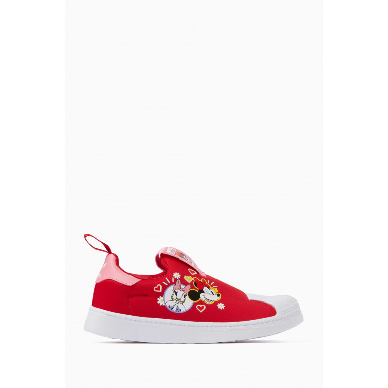Adidas - x Disney Minnie Mouse & Daisy Duck Child Superstar 360 Sneakers in Mesh