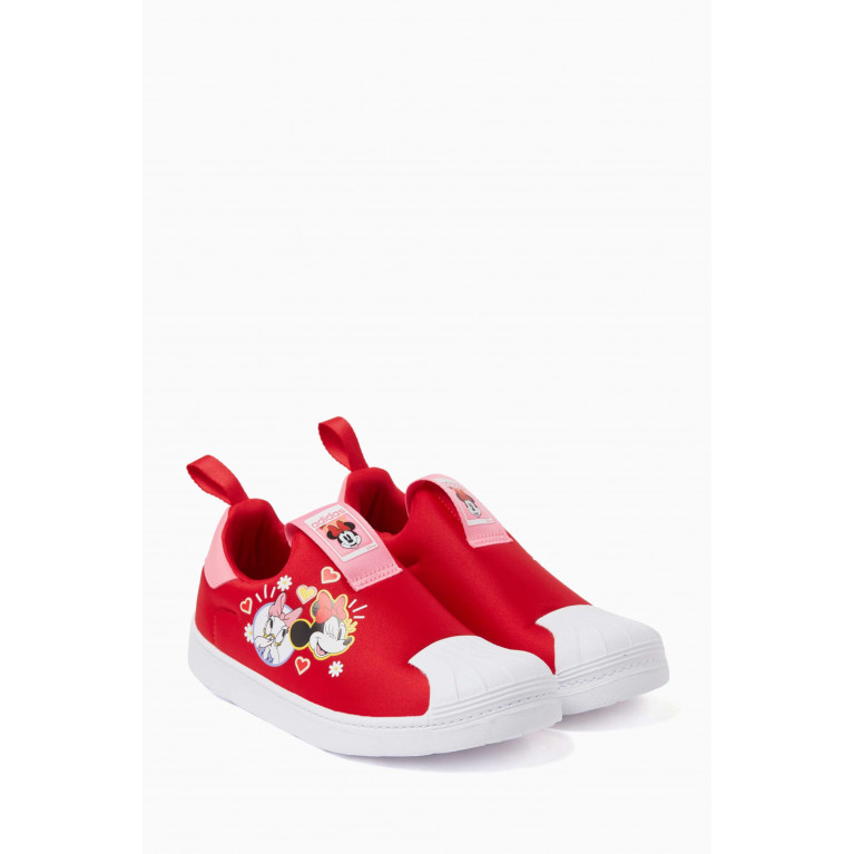 Adidas - x Disney Minnie Mouse & Daisy Duck Child Superstar 360 Sneakers in Mesh