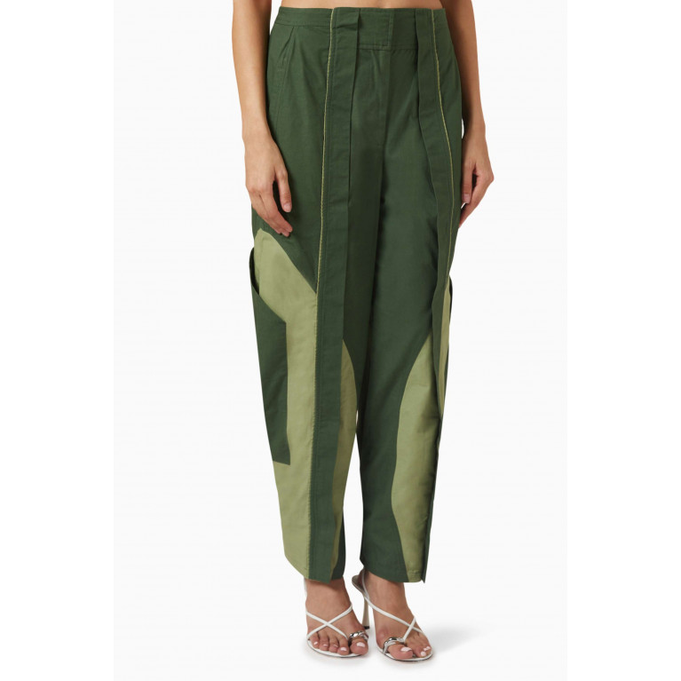 Christopher Esber - Cocosolo Duo-tone Pants in Cotton