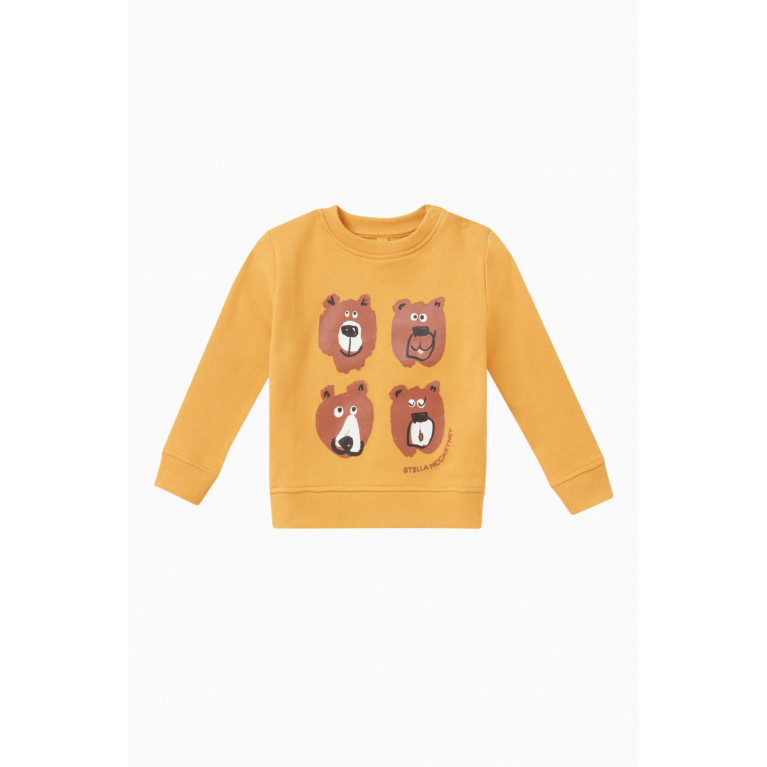 Stella McCartney - Bear Print Sweatshirt in Organic Cotton