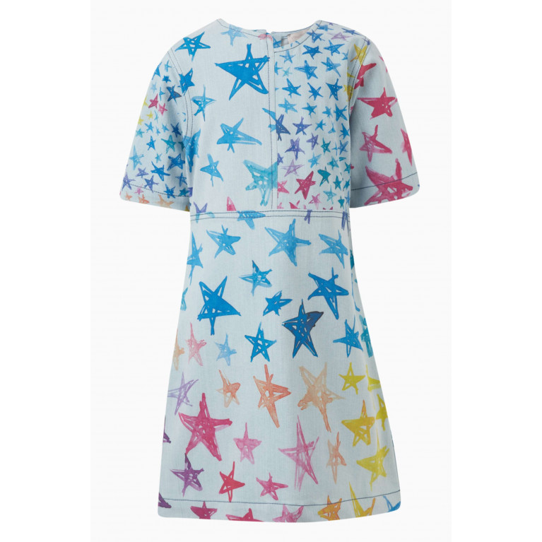 Stella McCartney - All-over Stars-print Dress in Cotton