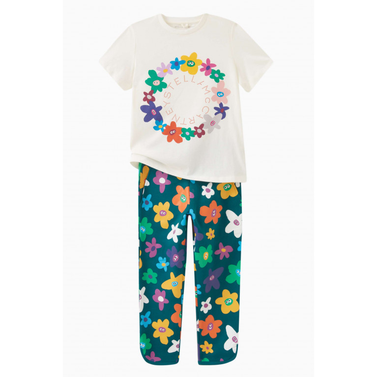 Stella McCartney - Floral Trackpants in Jersey