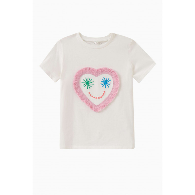 Stella McCartney - Embroidered Heart T-shirt