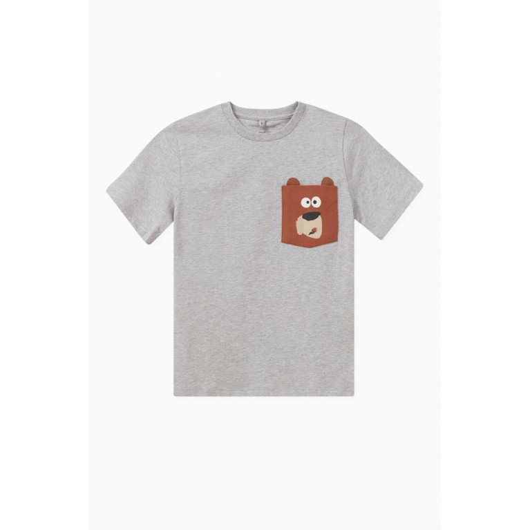 Stella McCartney - Bear Pocket T-shirt in Cotton