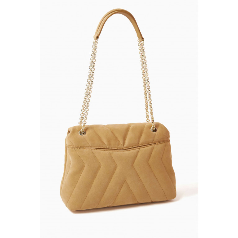 Sandro - Mila Shoulder Bag in Quilted Calfskin Leather