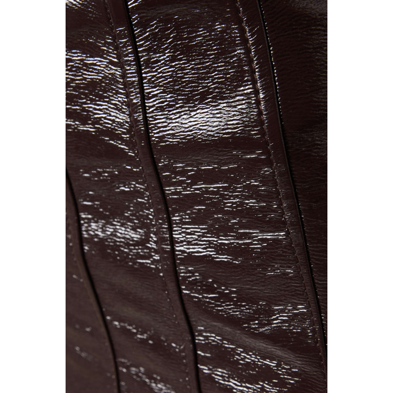 Matériel - Classic Pencil Midi Skirt in Eco Leather
