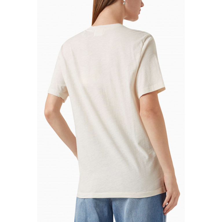 ISABEL MARANT ETOILE - Zewel Logo T-shirt in Cotton-jersey Neutral