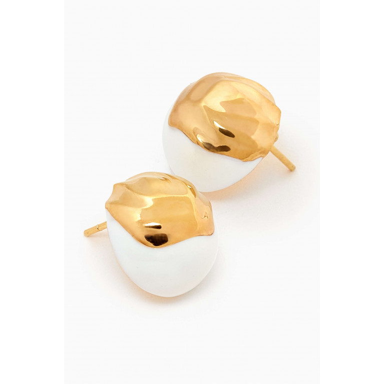 Joanna Laura Constantine - Orbs Stud Earrings in 18kt Gold Plating