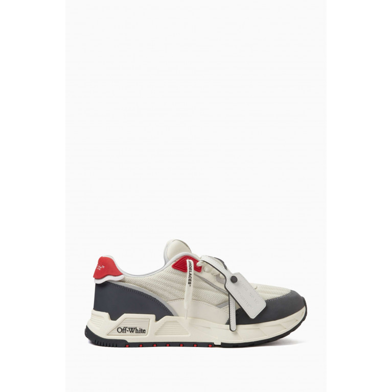 Off-White - Runner A Kick Off Sneakers in Leather & Mesh Neutral