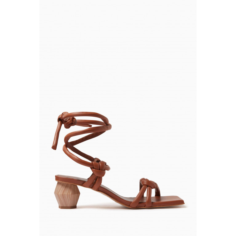 ALOHAS - Creative 60 Sandals in Smooth Leather