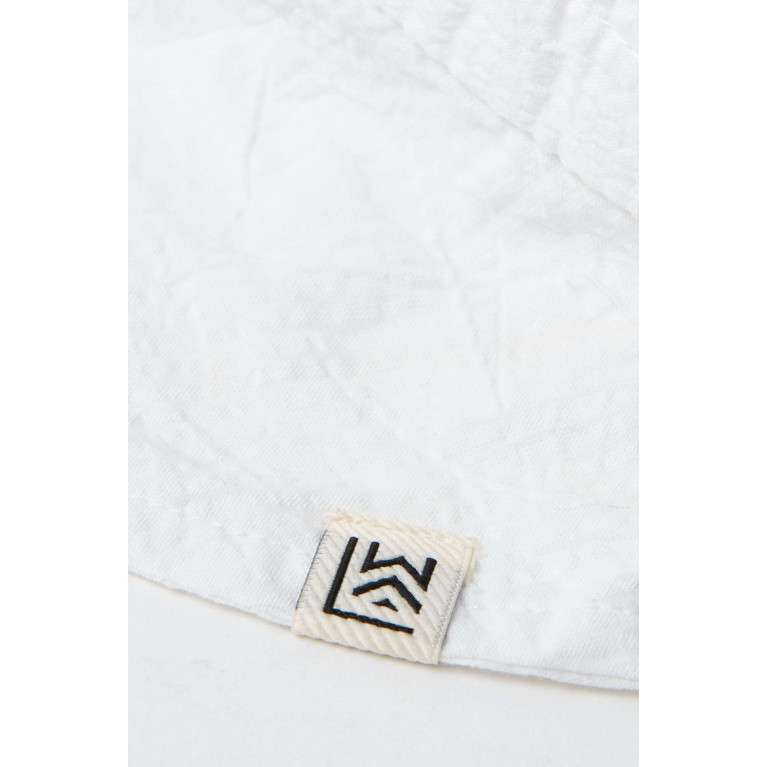 Liewood - Gorm Reversible Sunhat in Seersucker Cotton White