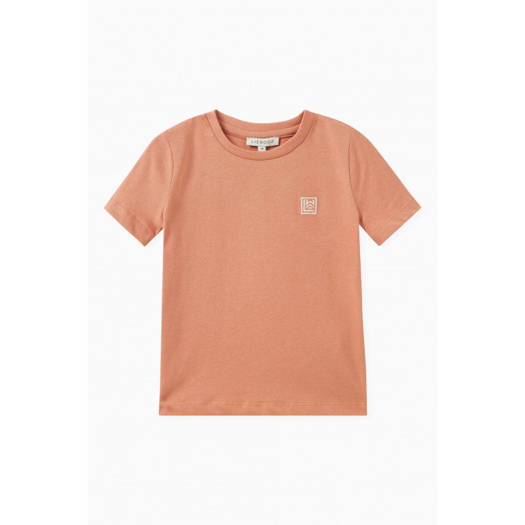 Liewood - Short Sleeved Apia T-shirt in Organic Cotton Pink