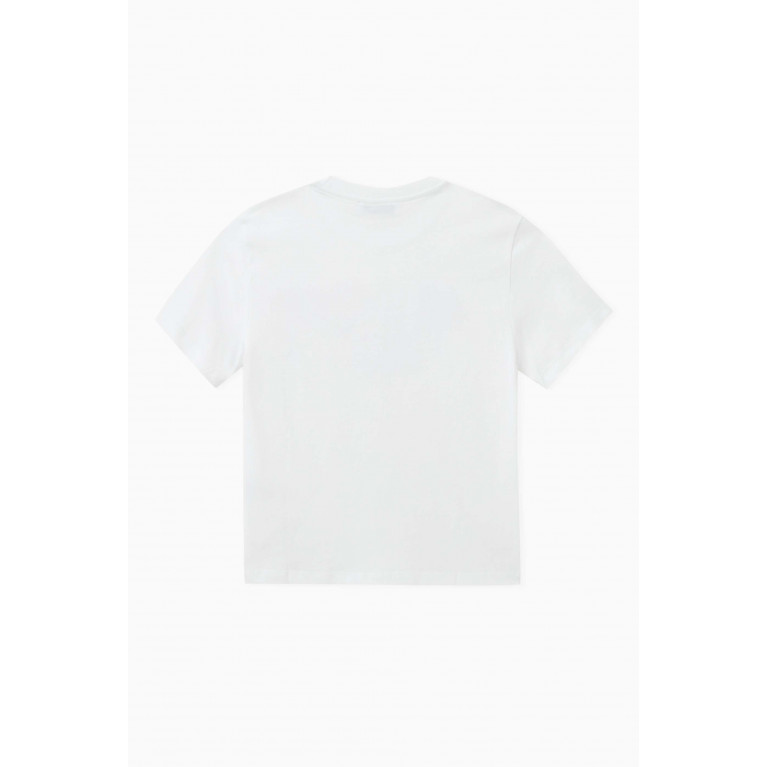 MSGM - Graphic-print T-shirt in Cotton White
