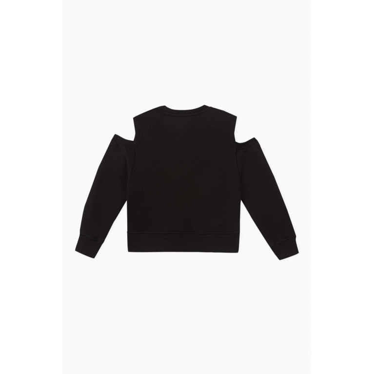 MSGM - Crystal-logo Sweatshirt in Cotton
