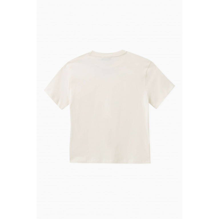 MSGM - Logo T-shirt in Cotton Jersey