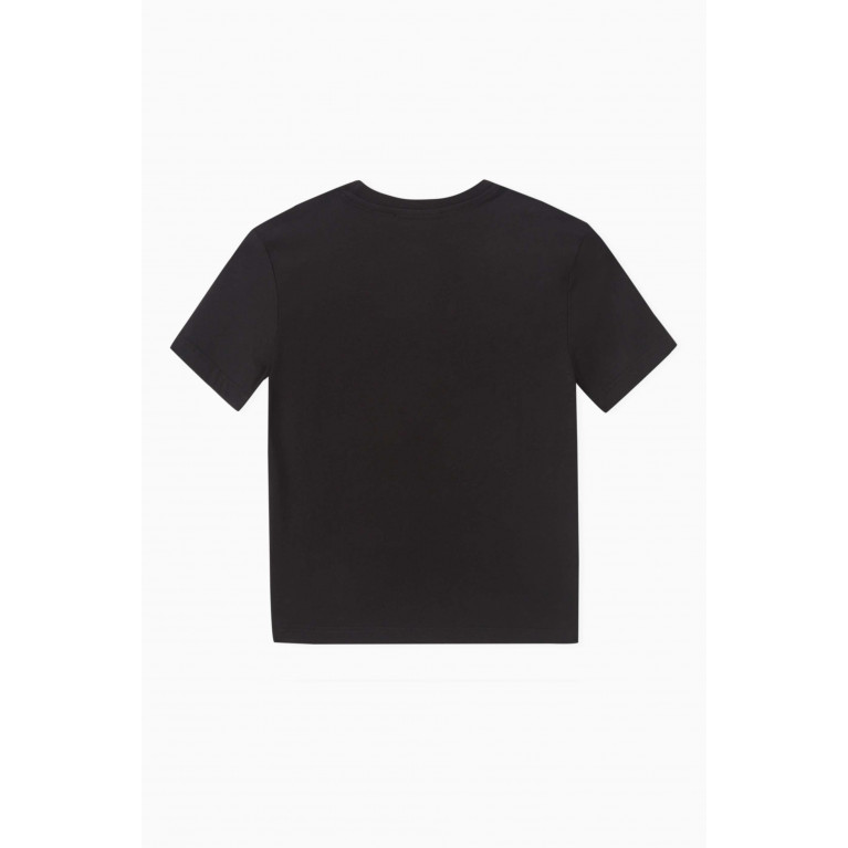 MSGM - Logo-print T-shirt in Cotton Black