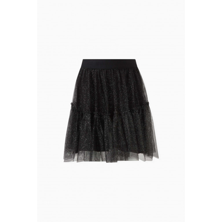 MSGM - Rhinestone Embellished Skirt in Polyester