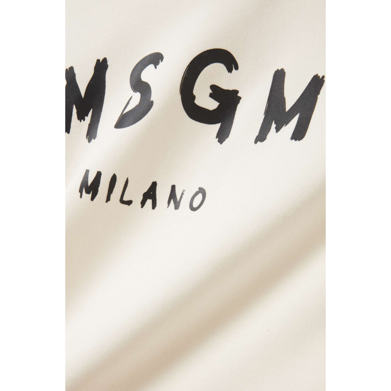 MSGM - Logo Sweatshirt in Cotton Jersey