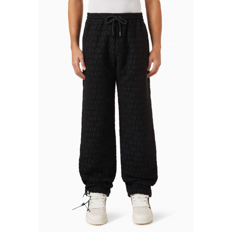 Off-White - Off AO Casual Pants in Bouclé-knit
