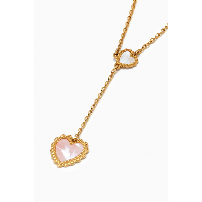 Damas - Ara Heart Necklace in 18kt Yellow Gold