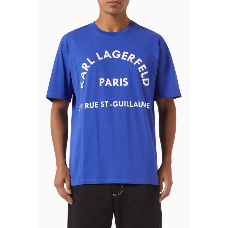 Karl Lagerfeld - Rue St-Guillaume T-shirt in Organic Cotton-jersey