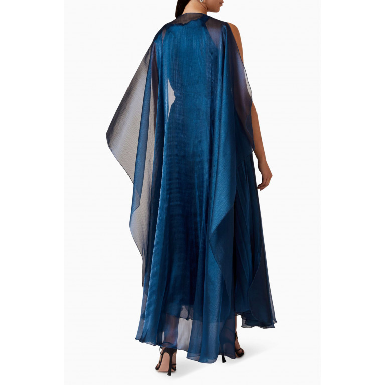 Amri - Pleated Dress Blue