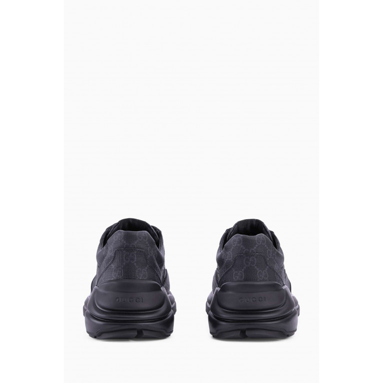 Gucci - Rhyton Sneakers in Rubber Black