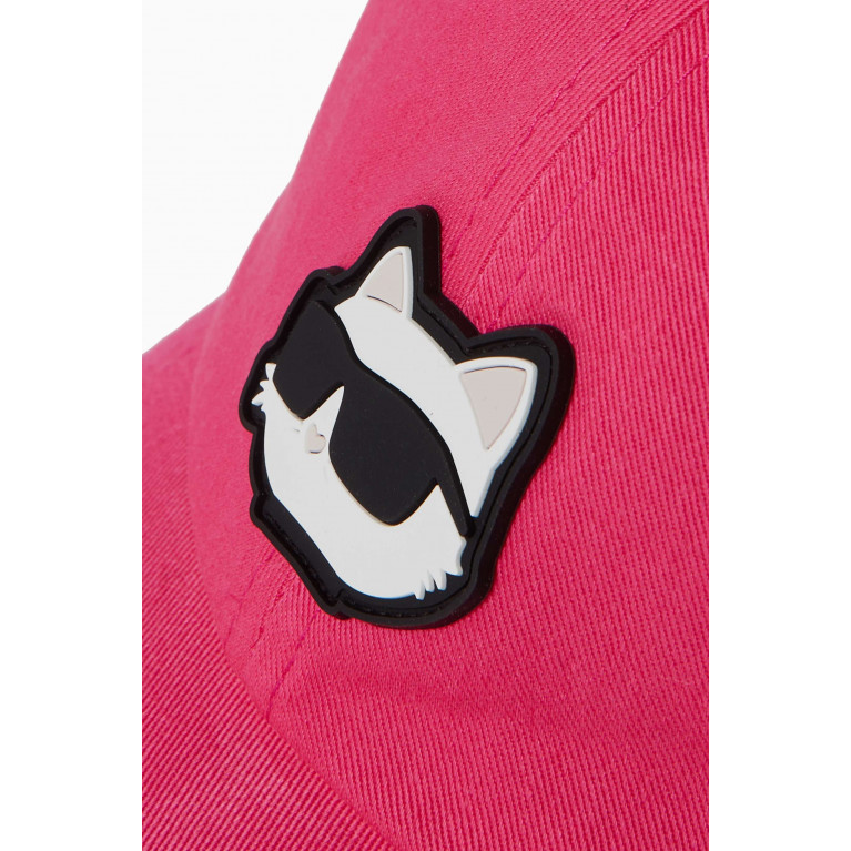 Karl Lagerfeld - K/Ikonik Choupette Cap in Recycled Cotton-blend