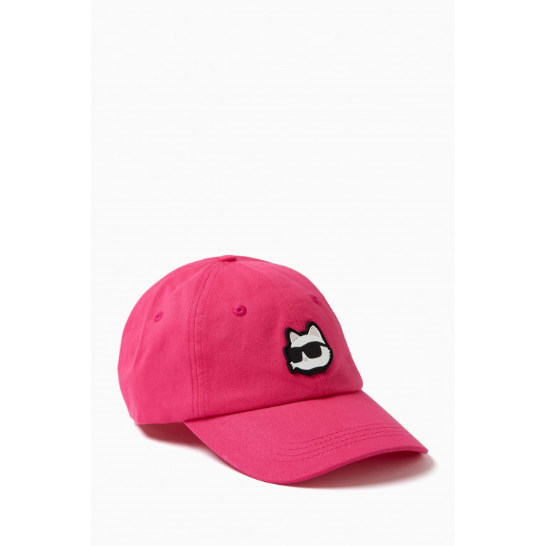 Karl Lagerfeld - K/Ikonik Choupette Cap in Recycled Cotton-blend