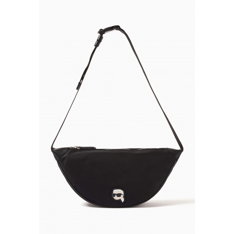 Karl Lagerfeld - K/Ikonik Moon Shoulder Bag in Nylon